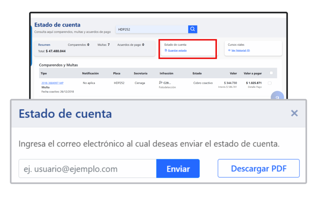 Certificado del SIMIT: Consultar y Descargar 2 Certificado del SIMIT